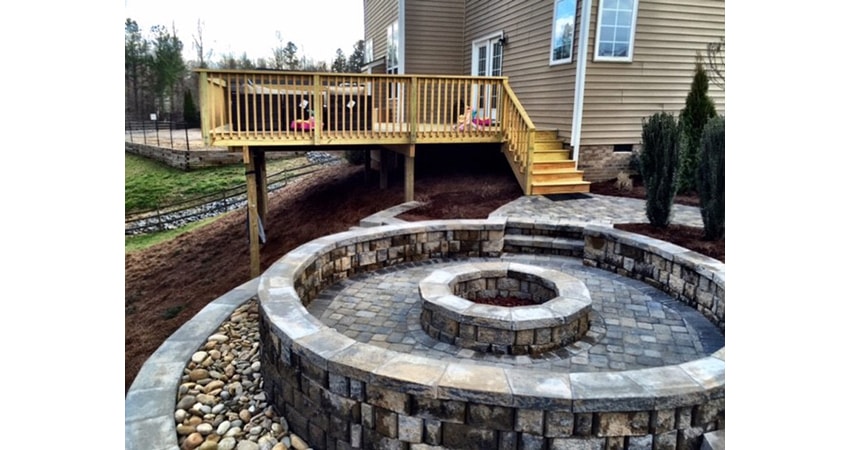 Hillside Oasis After Landscaping by Benton Outdoor Living