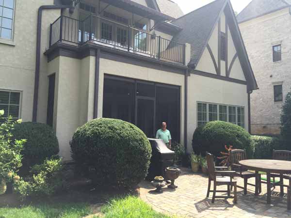 BeforeMyersPark Myers Park Charlotte before patio was installed