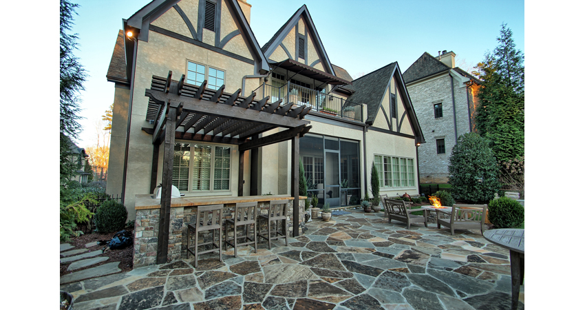 Myers Park Outdoor Patio installed by Benton Outdoor Living