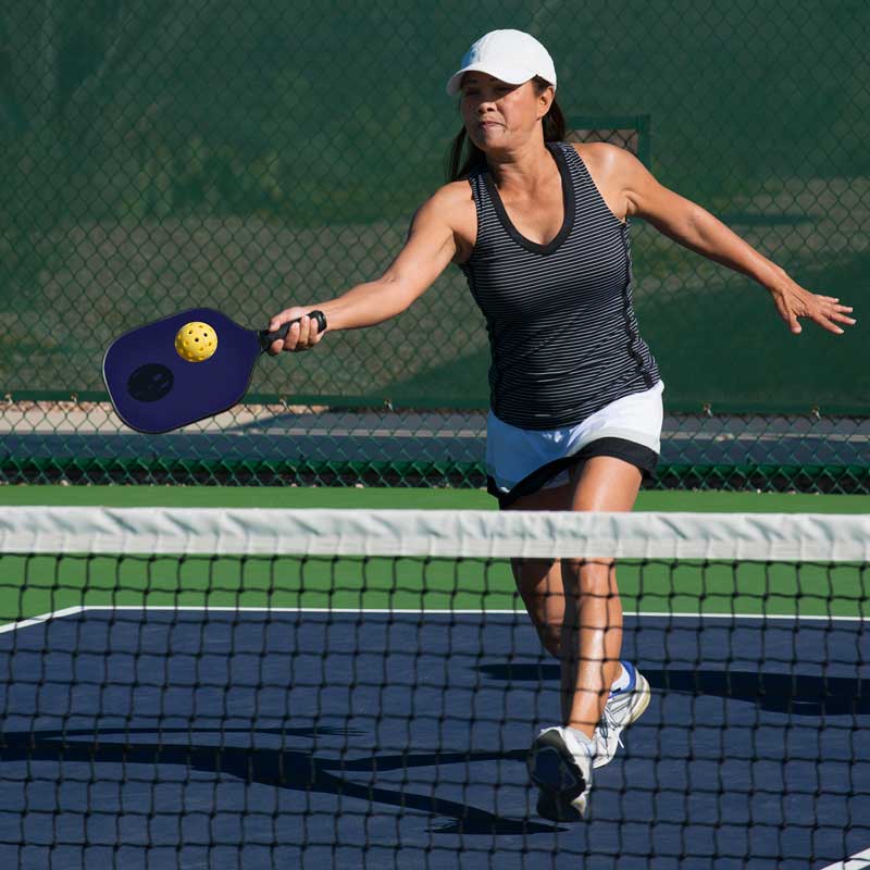 Pickleball courts are becoming popular for outdoor recreation