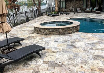 Tega Cay Pool Deck from Paver Patios by Benton Outdoor Living