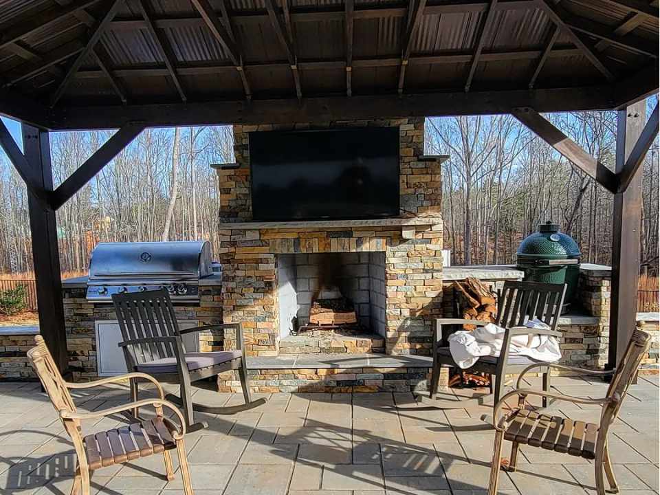 Fireplace finished web